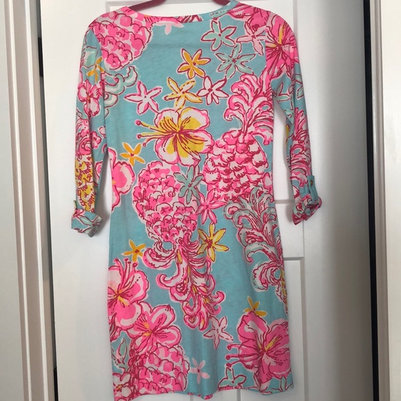 Lilly Pulitzer Palmetto Dress Breakwater Blue XS - Picture 3 of 6